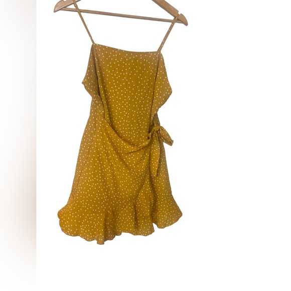 Altar'd State Dresses & Skirts - Spaghetti Strap Polka Dot Wrap Dress Alrar’D state size Large